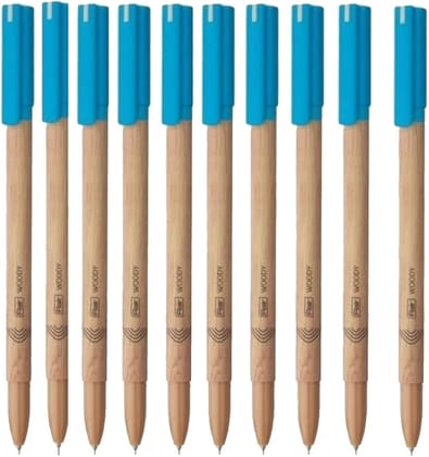 Flair Woody Ballpoint Pen - Blue (10pcs)