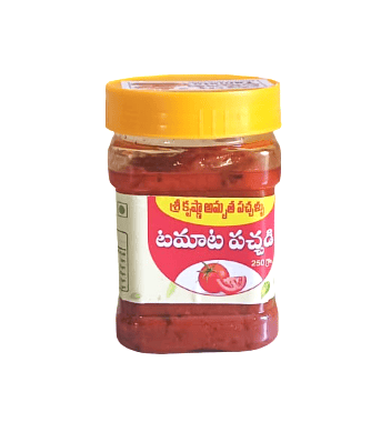 Sri Krishna Amrutha Homemade Tomato Pickle Pachadi - 250g Jar