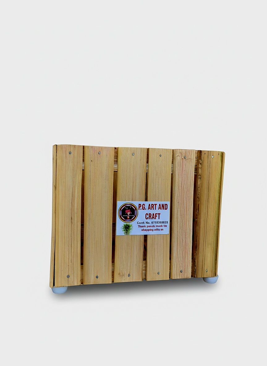 Heavy-Duty Solid Bamboo Organizer for Kitchen Countertop | Utensil Storage Caddy