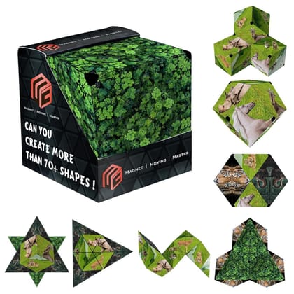 Shape Shifting Box Puzzle Cube – 3D Transforming Magic Cube Toy for Kids