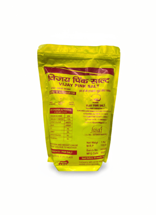 Vijay Premium Pink Salt Sendha Namak Powder - 1kg Himalayan Rock Salt