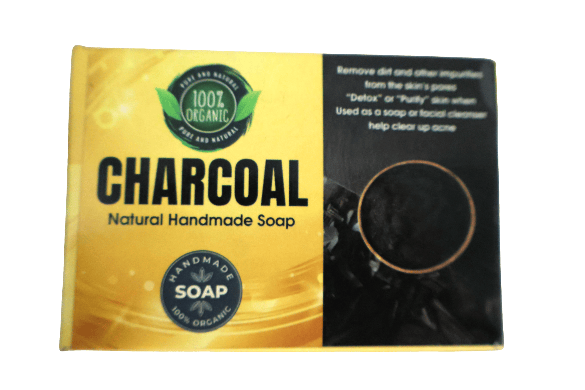 100% Organic Charcoal Natural Handmade Soap