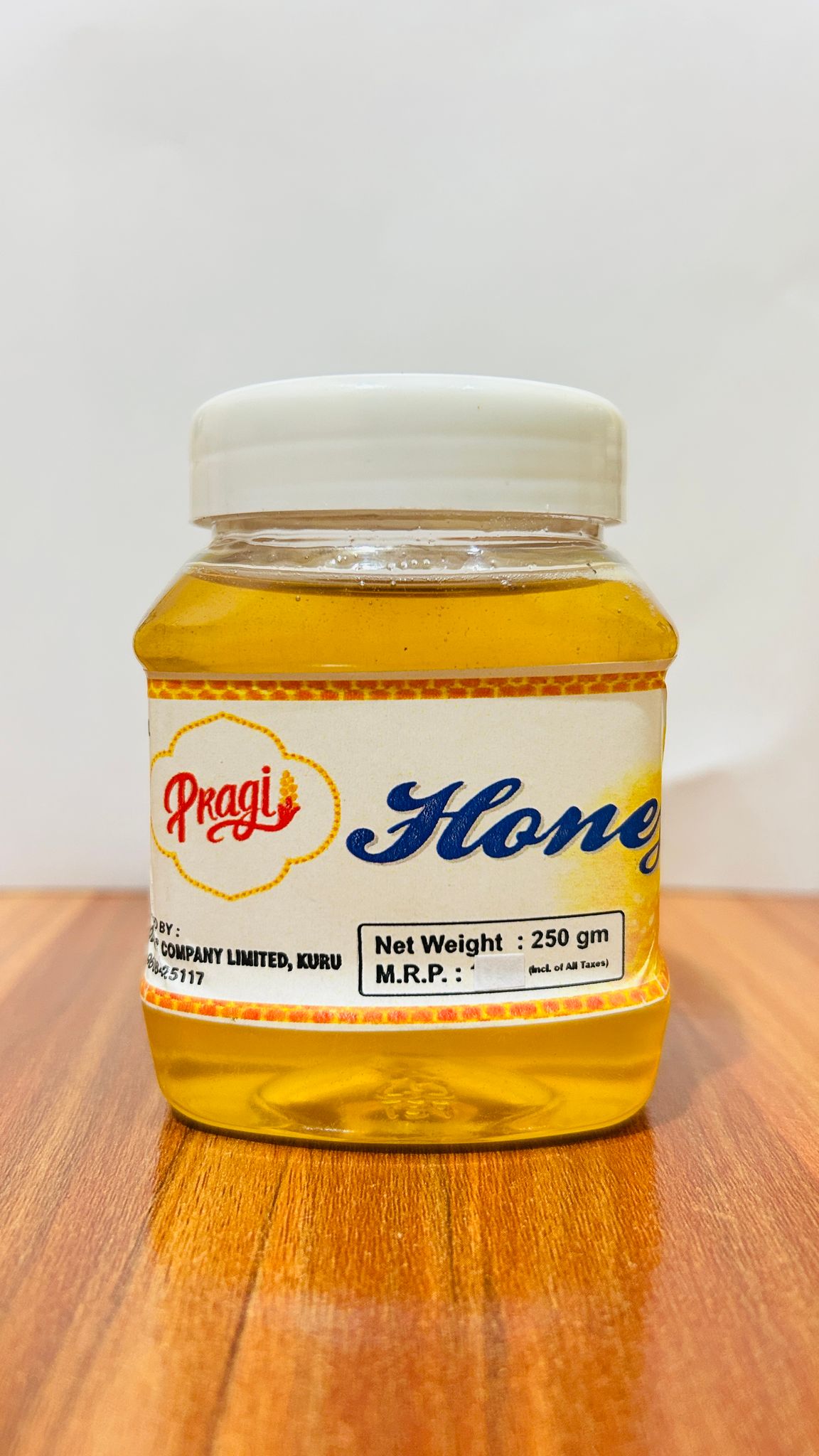 Pragi Pure & Natural Golden Honey Jar - 250g
