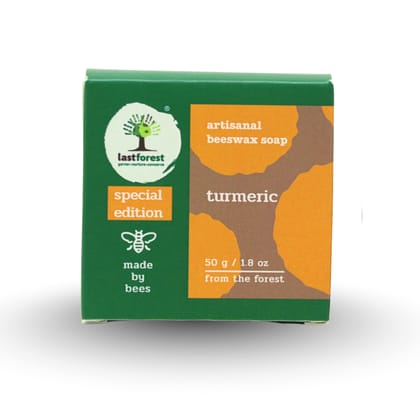 Artisanal Handmade 'Honeycomb' Beeswax Soap – Turmeric
