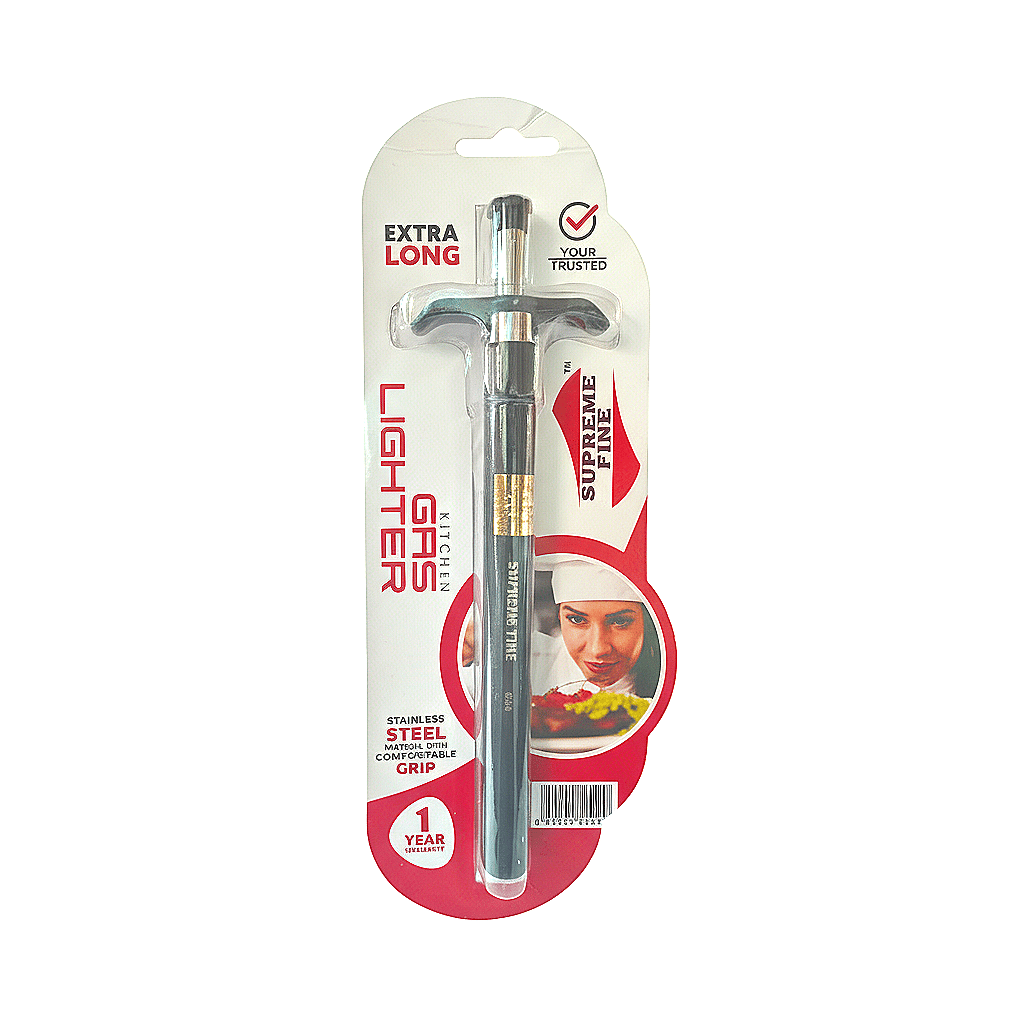 Supreme Fine Extra Long Stainless Steel Kitchen Gas Lighter