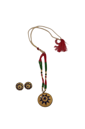 Handmade Assamese Jewellery- Necklace and Booz Pin