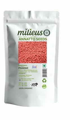 MILIEUS ANNATTO SEEDS 100 GM MILIEUS ANNATTO SEEDS 100 GM
