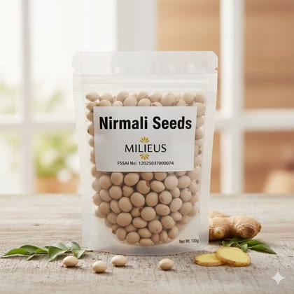 MILIEUS Water Purifier Thetran Kottai Tettamparal Strychnos Potatorum Clearing Nut Tree Nirmali Seed-200 gm MILIEUS Water Purifier Thetran Kottai Tettamparal Strychnos Potatorum Clearing Nut Tree Nirmali Seed-200 gm