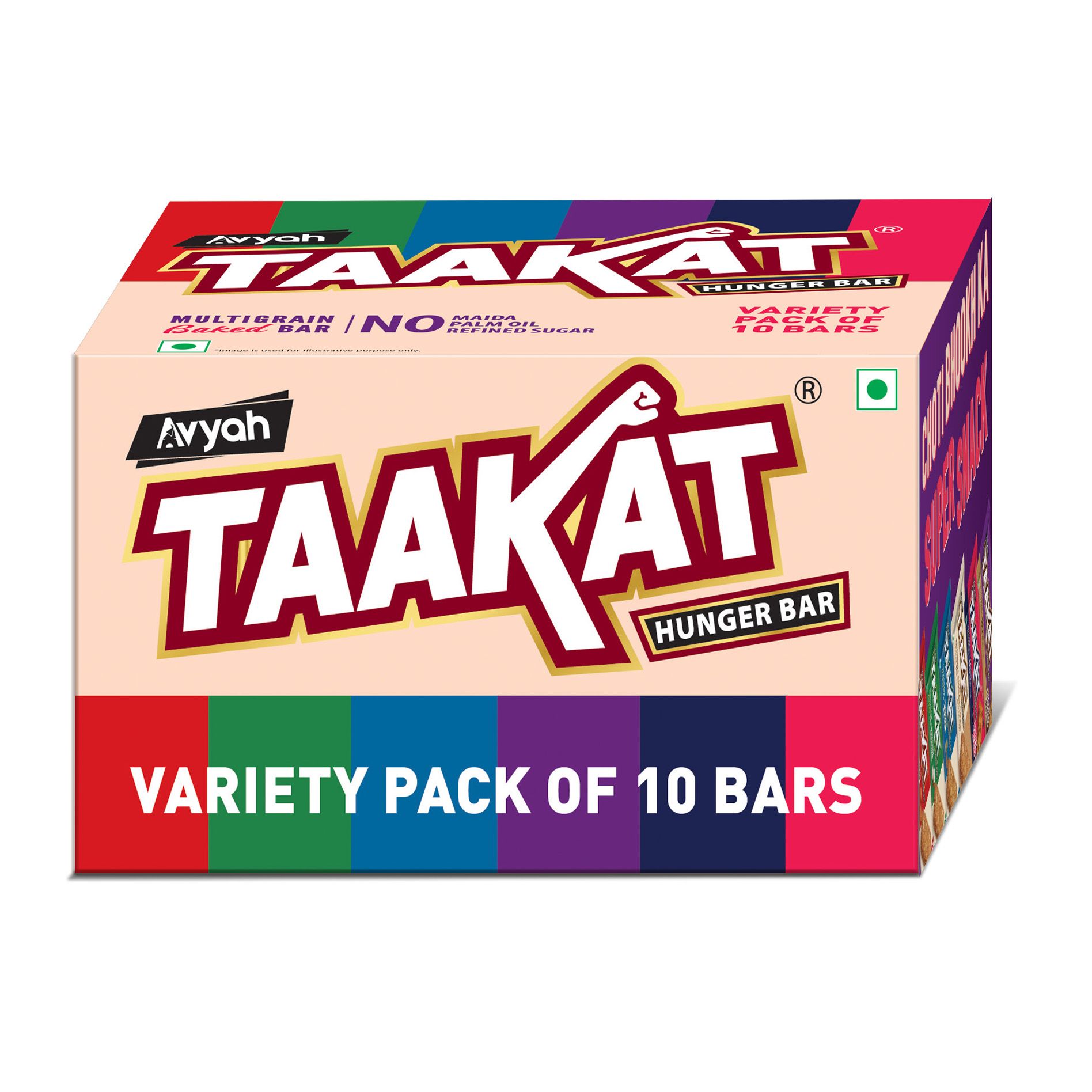 Taakt hunger Bar Variety Pack - Pack of 10