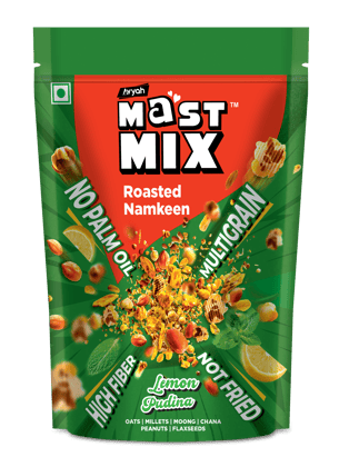 Mast Mix Roasted Namkeen - Pack of 4 (Single Flavor)(Lemon Pudina) Mast Mix Roasted Namkeen - Pack of 4 (Single Flavor)(Lemon Pudina)
