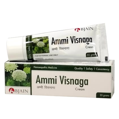 Ammi Visnaga Cream for Hypopigmentation and White Spots, 30gm ( pack of 4)