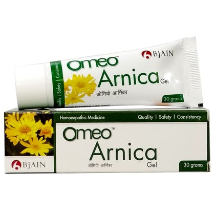 Omeo Arnica Gel - Homoeopathic Medicine for Pain Relief (30g)  (packof 4)