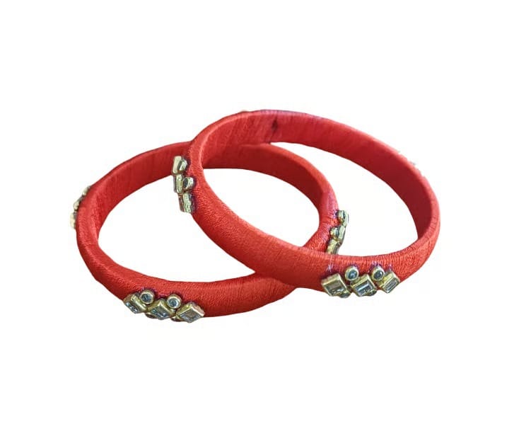 Traditional Handcrafted Bangles with Embellishments