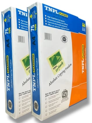 TNPL 75GSM A4 Paper - Unruled(1 rm)
