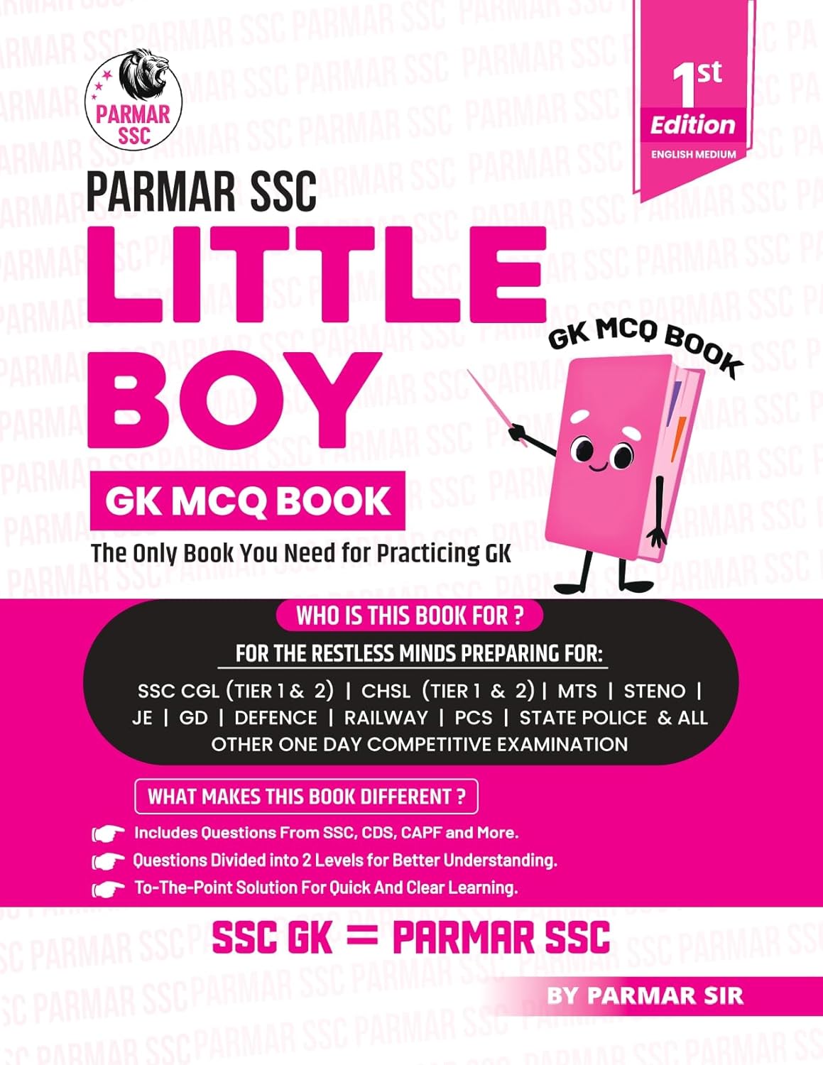 PARMAR SSC Little Boy GK MCQ Book - 1st Edition (English Medium)