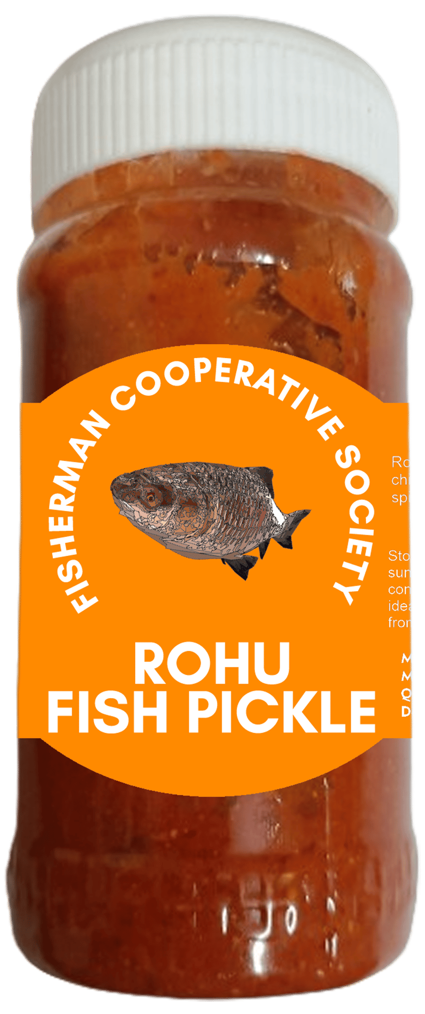 Rohu Fish Pickle | 250gm | Fresh & Spicy | Hygienically Packed. | No Preservatives | 100% Natural
