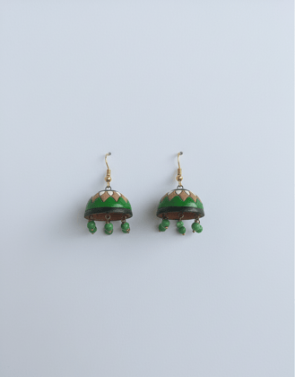Ethnic Terracotta Earrings – Lightweight, Colorful & Perfect for Casual or Festive Wear