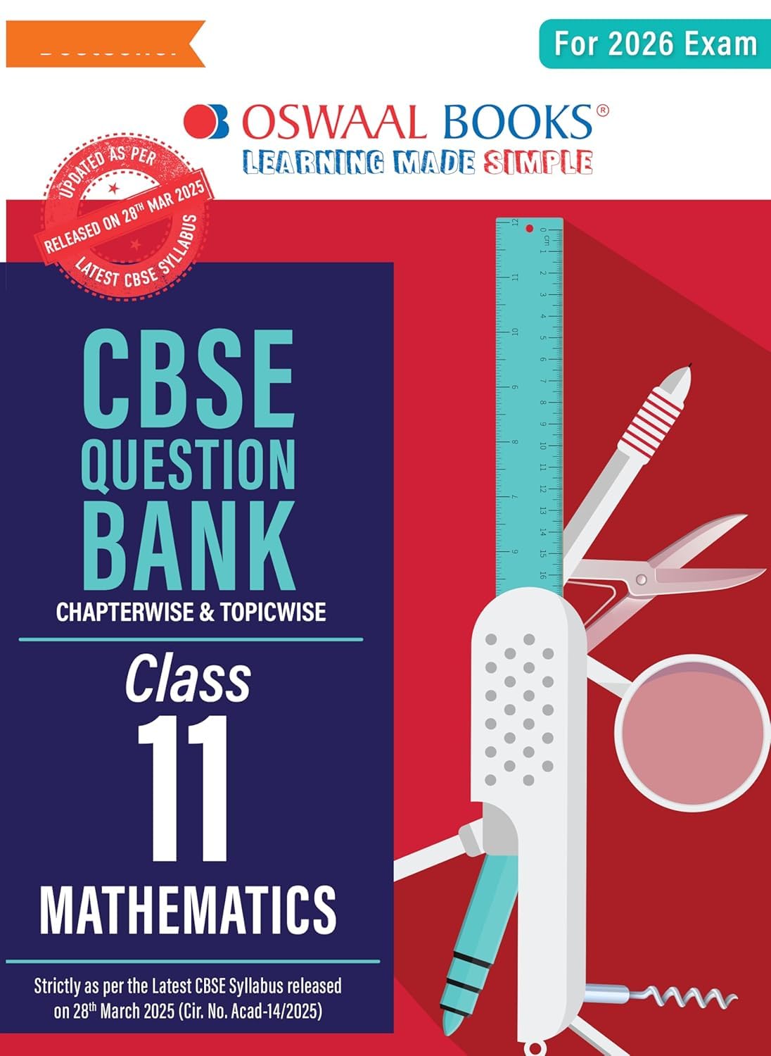 Oswaal CBSE Question Bank Class 11 Mathematics For 2026 Exam Paperback  3 April 2025 [Paperback] Oswaal Books And Learning Private Limited