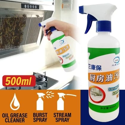 Kitchen Oil & Grease Cleaner Spray – 500ml for Stove, Hood & Kitchen Surfaces