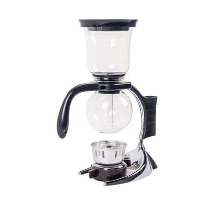The Bean Co Roasters Siphon Coffee Maker | 3 Cup Capacity | Heat Resistant Borosilicate Glass | Coffee Maker