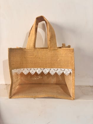 Pack of 10 Jute Hamper Bags – Eco-Friendly Gift Packaging