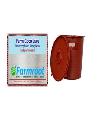 FARMROOT RPW LURE WITH RED BUCKET TRAP (PACK OF 2) FARMROOT RPW LURE WITH RED BUCKET TRAP (PACK OF 2)