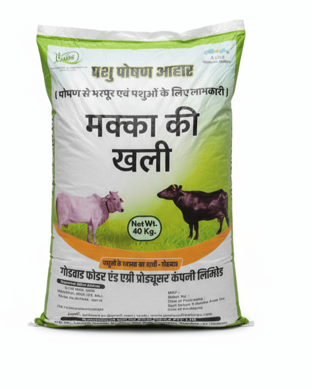 Godwad Fodder Makka Ki Khali 40kg Animal Feed for Healthy Livestock