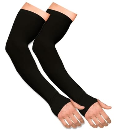 Let's Slim Arm Sleeve (1 Pair) | Unisex Hand Sleeve (Gloves)| Men and Women 