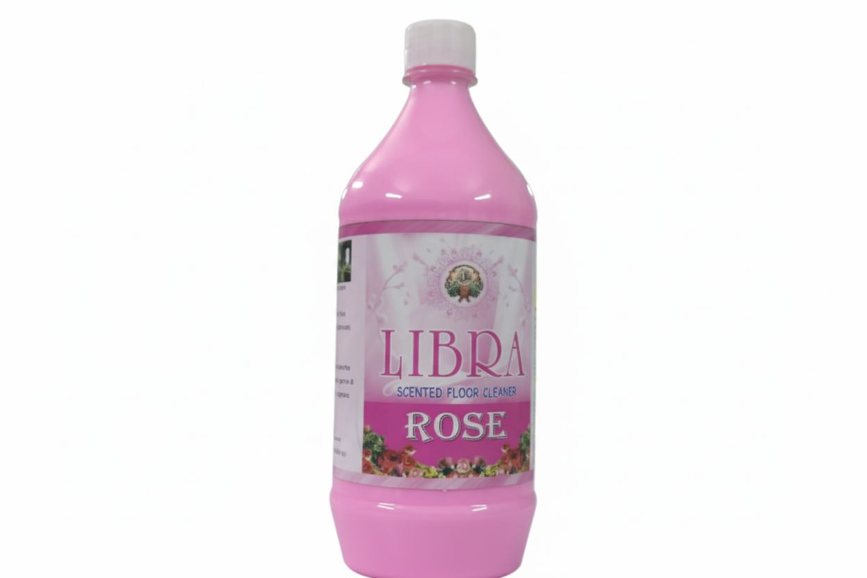 LIBRA Rose Scented Floor Cleaner, 1 Liter - Deep Clean & Fresh Fragrance