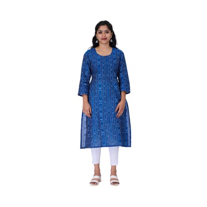 GHL GUENDICHA HAAT Sambalpuri Certified Handloom Women's Pure Cotton Kurta(Blue,M) GHL GUENDICHA HAAT Sambalpuri Certified Handloom Women's Pure Cotton Kurta(Blue,M)