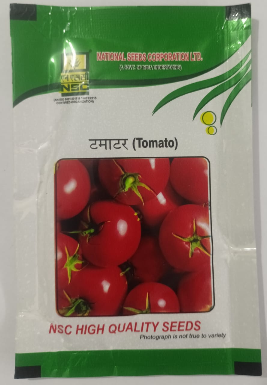 NSC Hybrid Tomato, Kashi Abhiman, 10 gram Truthfully Labelled Seed Pouch
