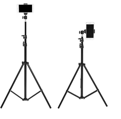 Tripod with 360 degree ball head & phone holder