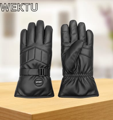 WEKTU Performance Winter Gloves with Water-Resistant Shell & Adjustable Wrist Strap WEKTU Performance Winter Gloves with Water-Resistant Shell & Adjustable Wrist Strap