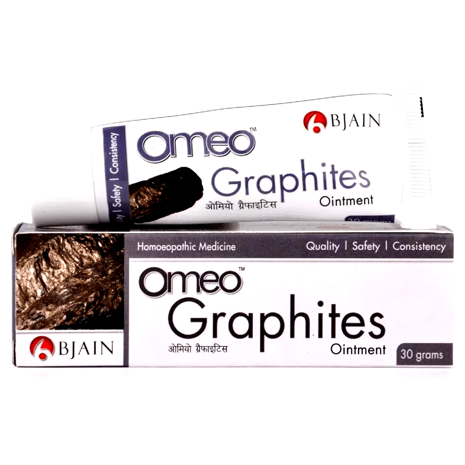 BJAIN Graphites Ointment for Cracks, Dry Skin & Eczema - 30gm( PACK OF4)
