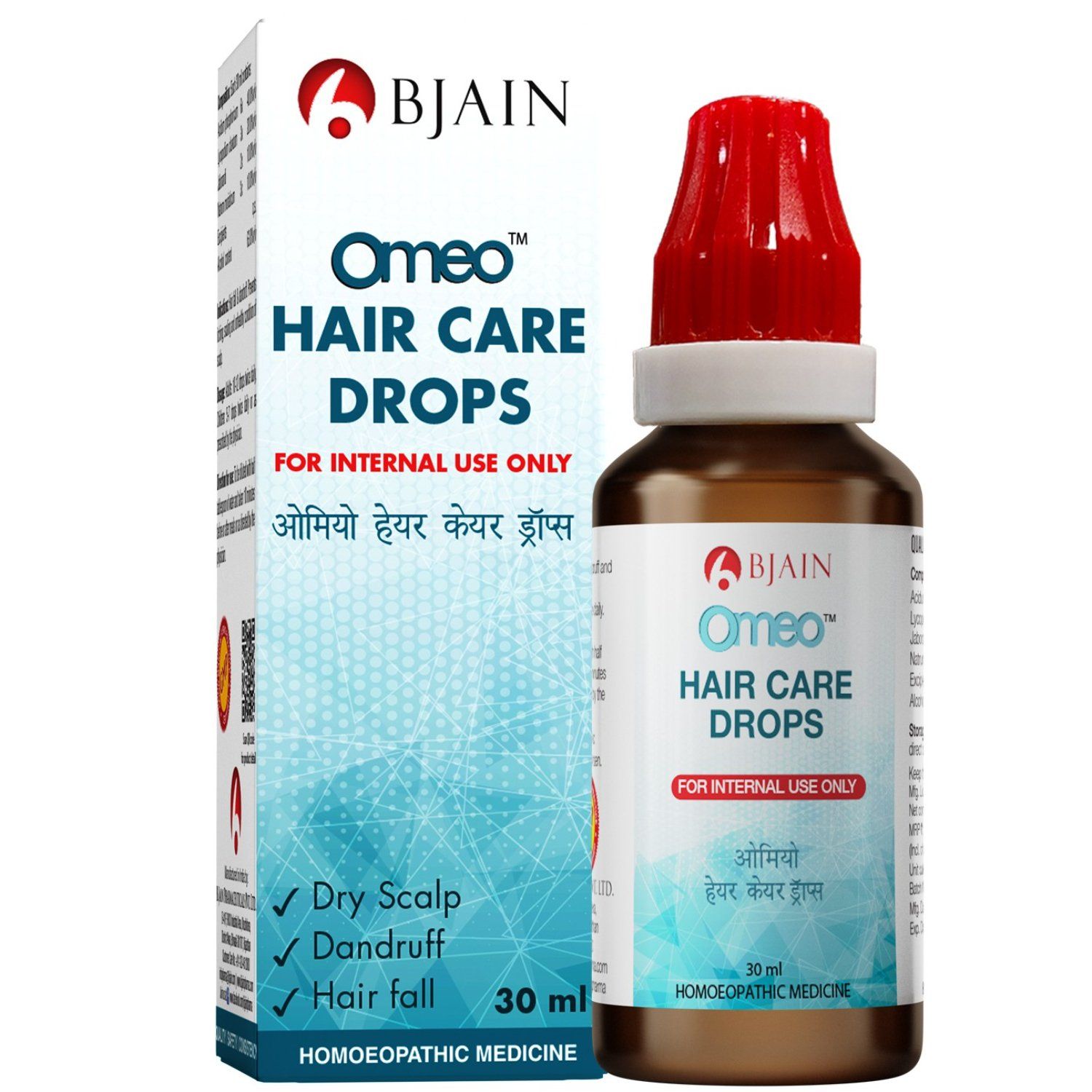 Omeo Hair Care Drops by BJAIN - 30ml (Pack of 2)