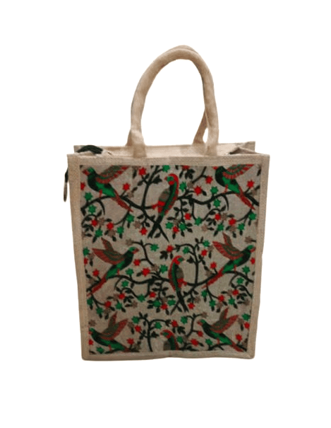 Jute Bag With All Over Print