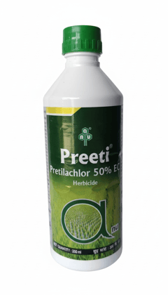 Preeti Pretila Chlor 50% EC Herbicide - 250ml Weed Control for Enhanced Crop Growth Preeti Pretila Chlor 50% EC Herbicide - 250ml Weed Control for Enhanced Crop Growth