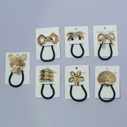Golden Metal Hair Tie