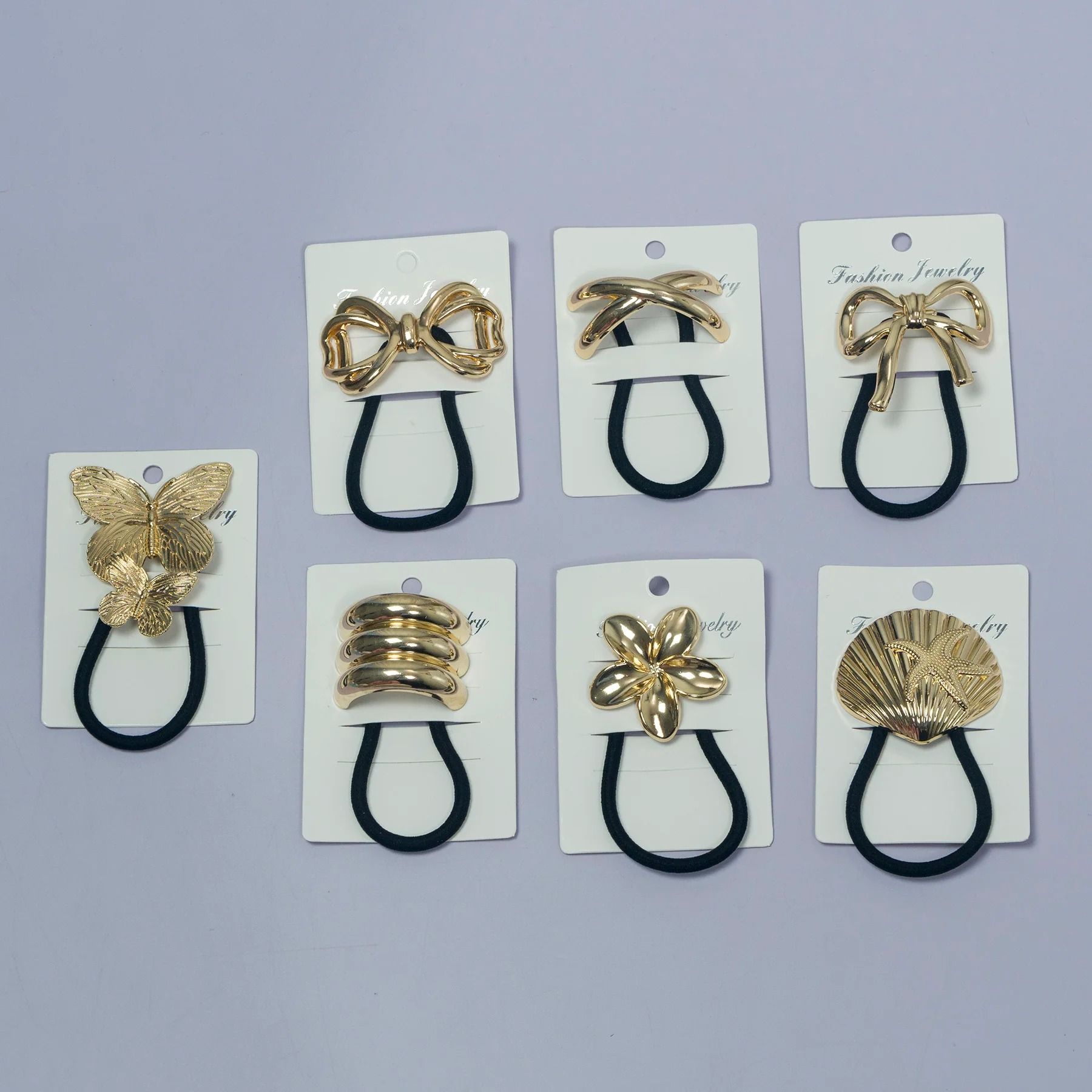Golden Metal Hair Tie