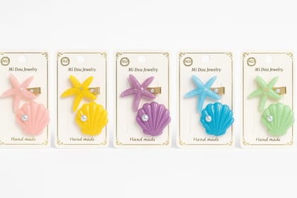 STARFISH & SHELL HAIR PINS