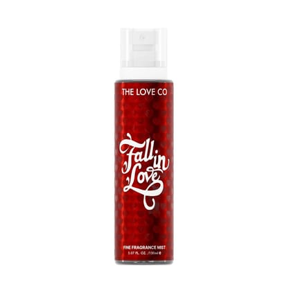 THE LOVE CO Fall In Love Perfume for Women | Long-Lasting Sensual Floral & Woody Fragrance | Luxury Body Mist for Women | Hydrating & Refreshing Scent | 150ml