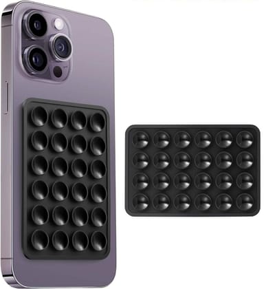 Silicone Suction Phone Case - Mobile Holder - Mobile Back Fidget Case (2 PIECE)