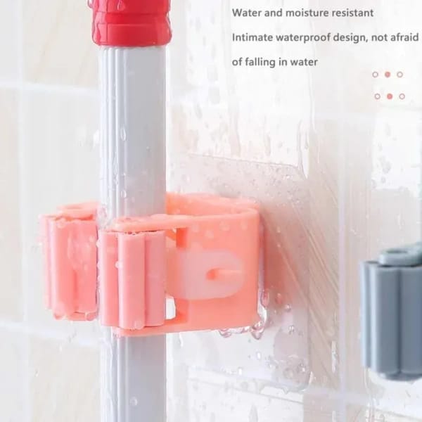 MOP AND BROOM HOLDER
