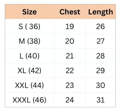 Size Guide