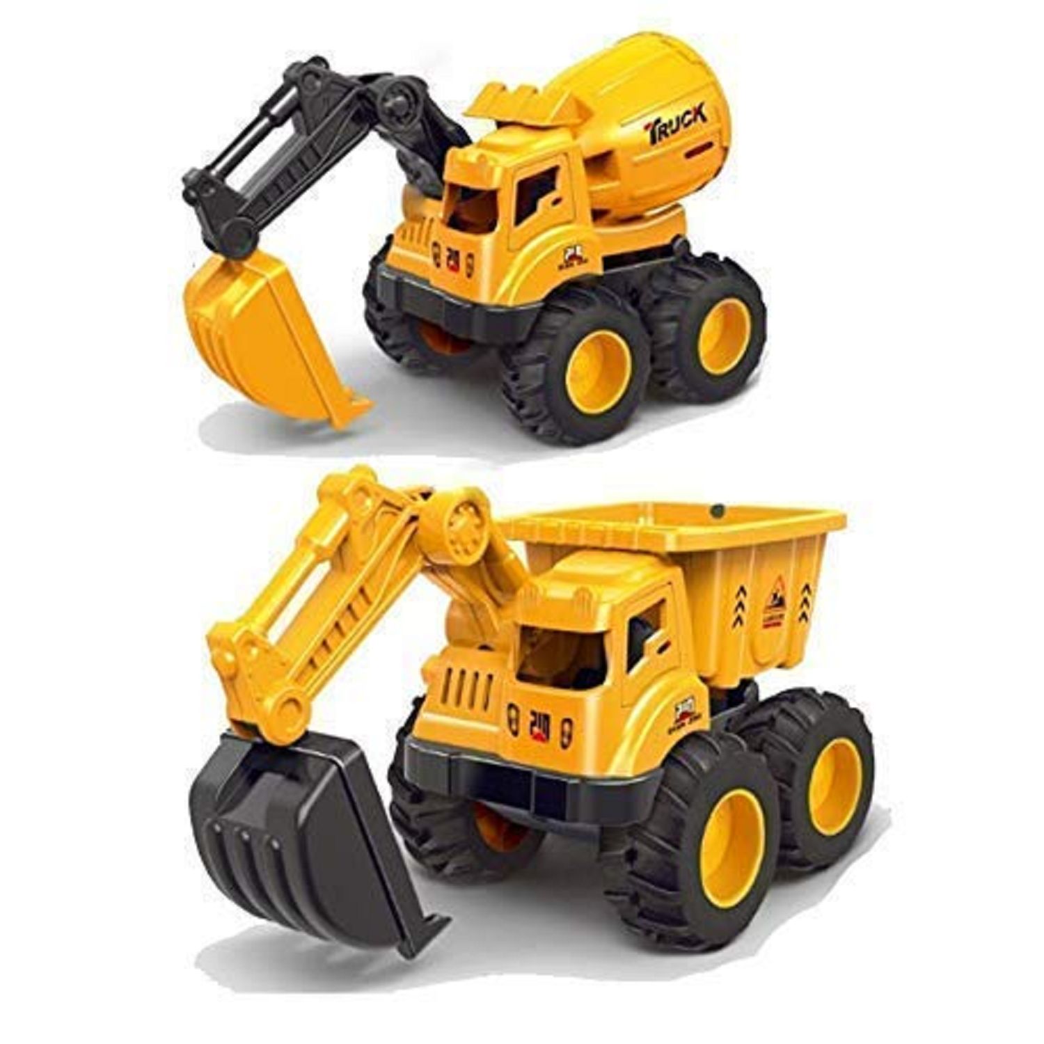 KTRS ENTERPRISE – Unbreakable Pull-Along Excavator & Dumper Truck