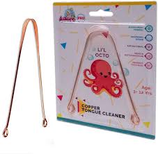 Adeva.Pro Li'L OCTO Copper Tongue Cleaner for Kids (Age 3-12 yrs)