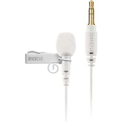  Rode Lavalier Go Professional-Grade Wearable Lapel Microphone White Color Edition - Wired 
