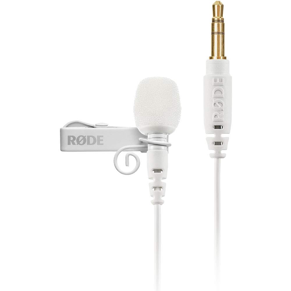  Rode Lavalier Go Professional-Grade Wearable Lapel Microphone White Color Edition - Wired 