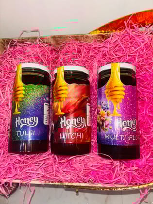 Honey KARANJ |Honey Tulsi |Honey Litchi| Honey Multi Flora 500 gram each