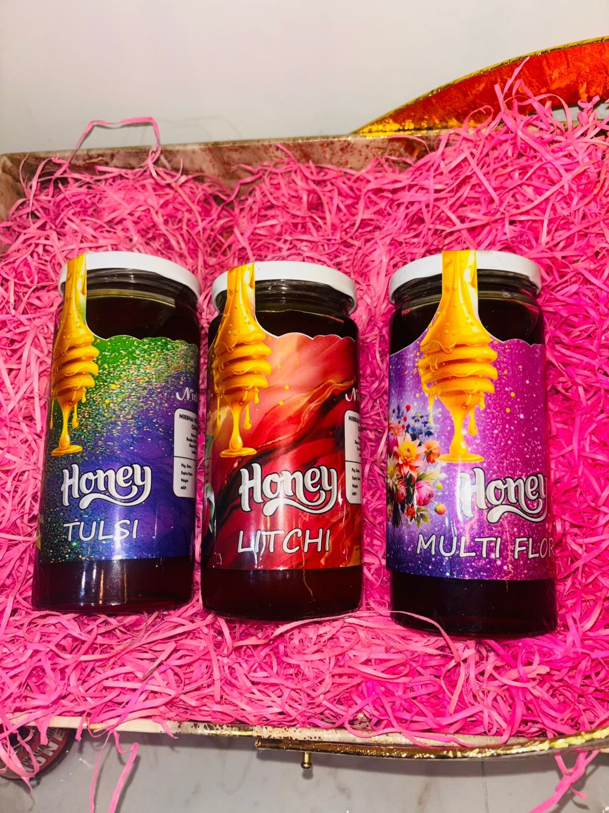 Honey KARANJ |Honey Tulsi |Honey Litchi| Honey Multi Flora 500 gram each